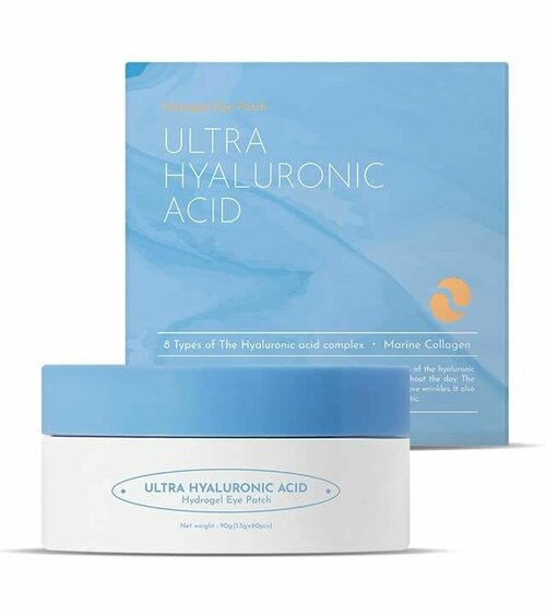 ORJENA Гидрогелевые патчи с гиалуроновой кислотой Ultra Hyaluronic Acid Hydrogel Eye Patches