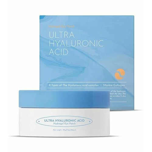 ORJENA Гидрогелевые патчи с гиалуроновой кислотой Ultra Hyaluronic Acid Hydrogel Eye Patches