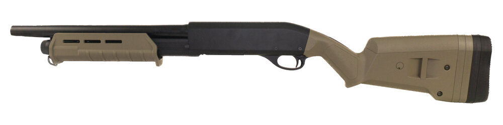 Страйкбольный Дробовик Cyma Remington M870 (cm355m tn) укороченный метал MAGPUL