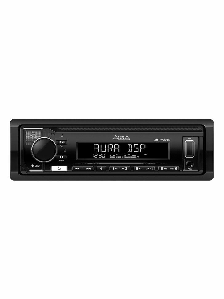 Магнитола (головное устройство) 1Din AurA AMH-77DSP BLACK EDITION