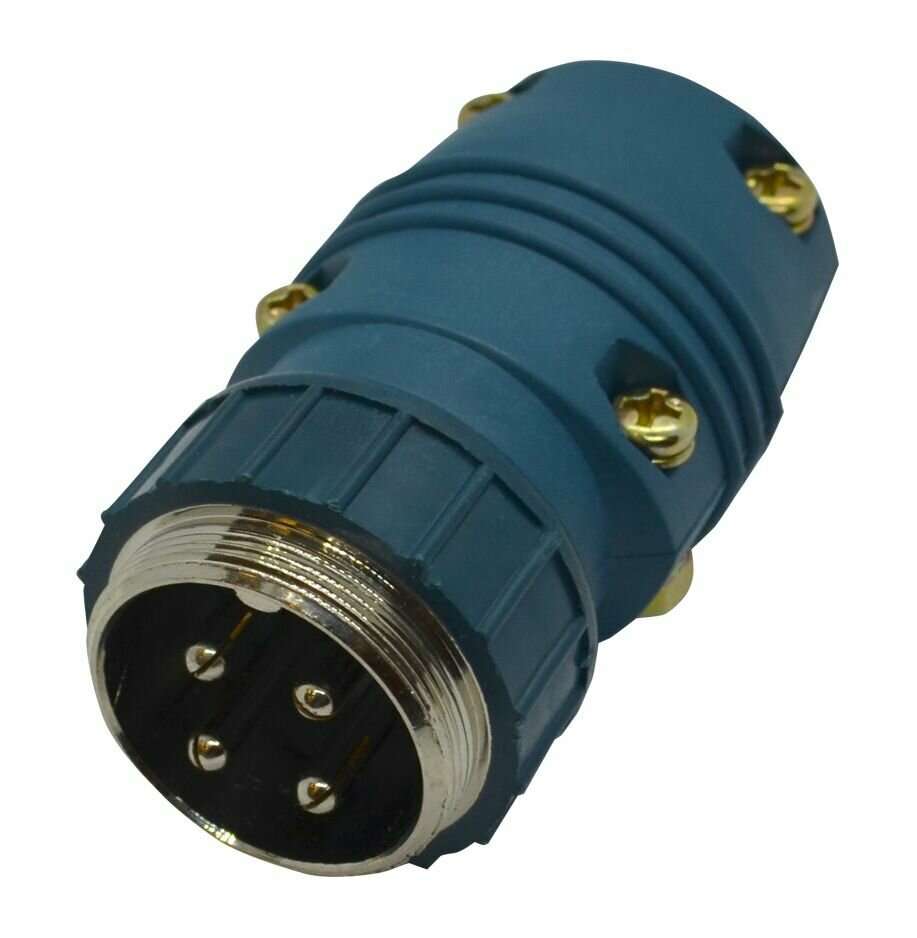 Разъем для сварочного аппарата вилка кабельная ZHEN KANG 4PIN для подключения кабелей управления сварочных аппаратов