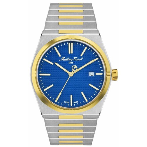 фото Наручные часы mathey-tissot, золотой, синий