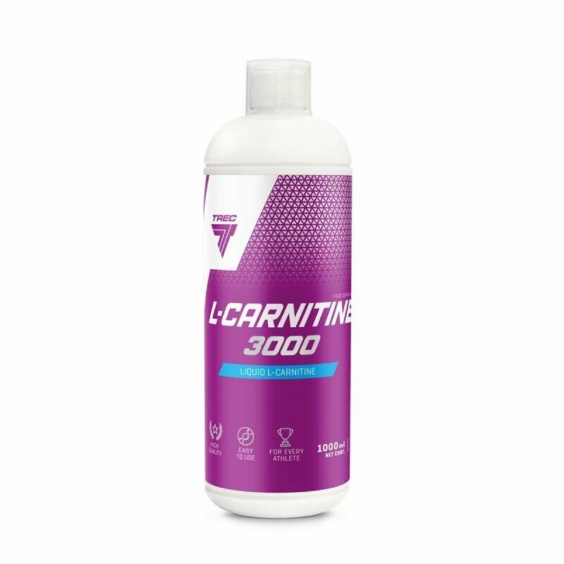 L карнитин для похудения, 1000 мл, Trec Nutrition L-Carnitine 3000, вкус: вишня