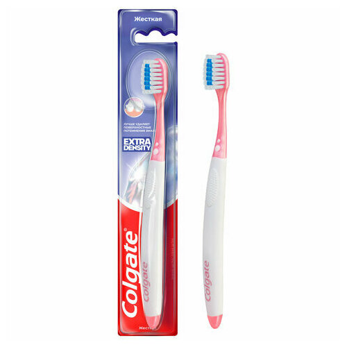 Зубная щетка COLGATE Extra Dennsity, жесткая, ш/к 08927, 8718951508927