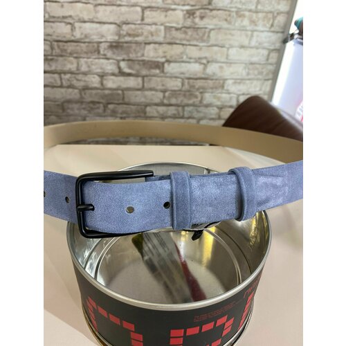 фото Ремень , размер 135, голубой нет бренда