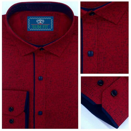 фото Рубашка bossado, размер xl, красный