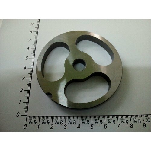 Решётка мясорубки Apach, Foodline, Gastromix, Gastrorag, Gastrotop, Gemlux, Grc, Hakka и др. #12/0 - ячейка 18x36mm (10632)