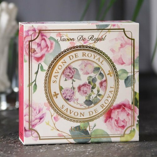 Мыло для рук Savon De Royal роза, 100 г (комплект из 6 шт)