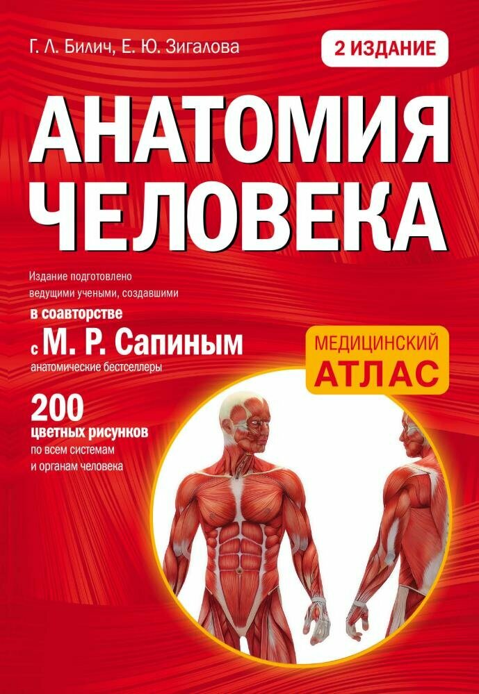Анатомия человека: 2 издание (Билич Г. Л, Зигалова Е. Ю.)