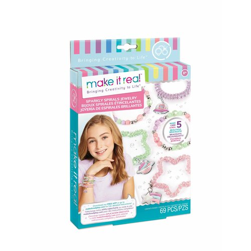 Набор для создания браслетов Блестящие спиральки