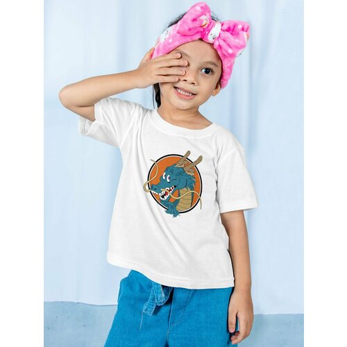 Футболка Креатиум, хлопок, размер 2XS, белый