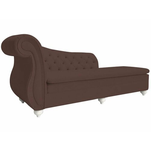 Софа Sendy для спальни, коричневый, велюр, раскладной, 220х95х76см