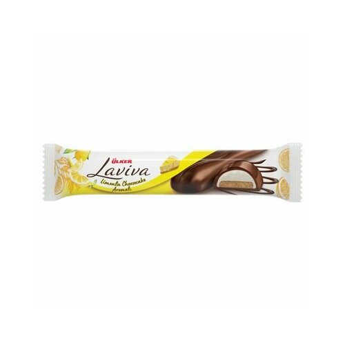 ULKER LAVIVA Чискейк с лимоном в шоколаде 35 гр (LIMONLU CISKEK 24 штук в упаковке)