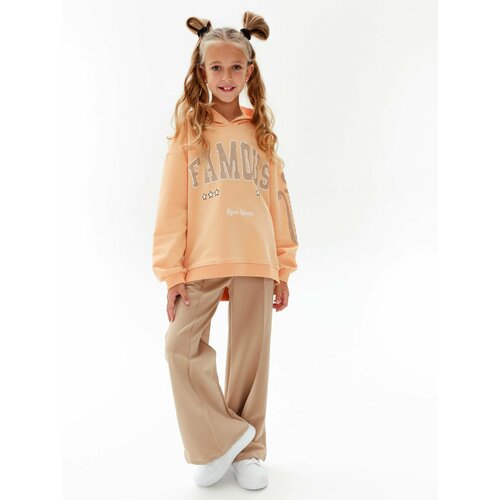 фото Костюм , размер 128, розовый, бежевый superkinder