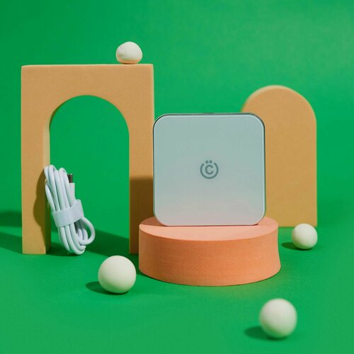 Беспроводное зарядное устройство 2в1 Sphere всёгазин, 15W, быстрая зарядка, белый