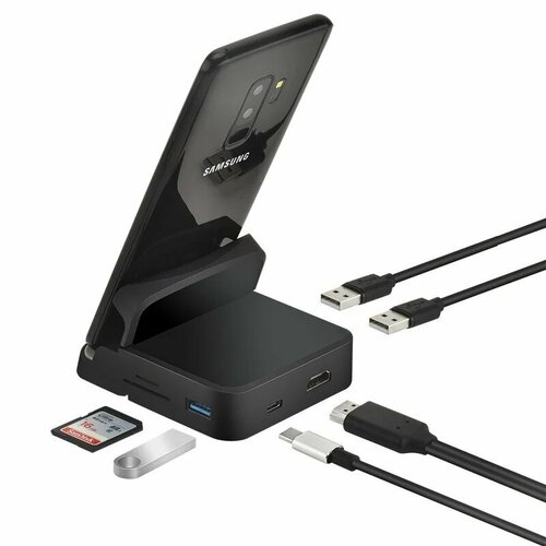 Док-станция 8 в 1 usb-cHDMI Dex Pad для зарядки для Samsung Docking station 1778₽