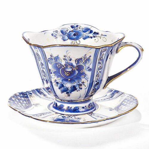 Чайная пара из фарфора Лилия 2900₽