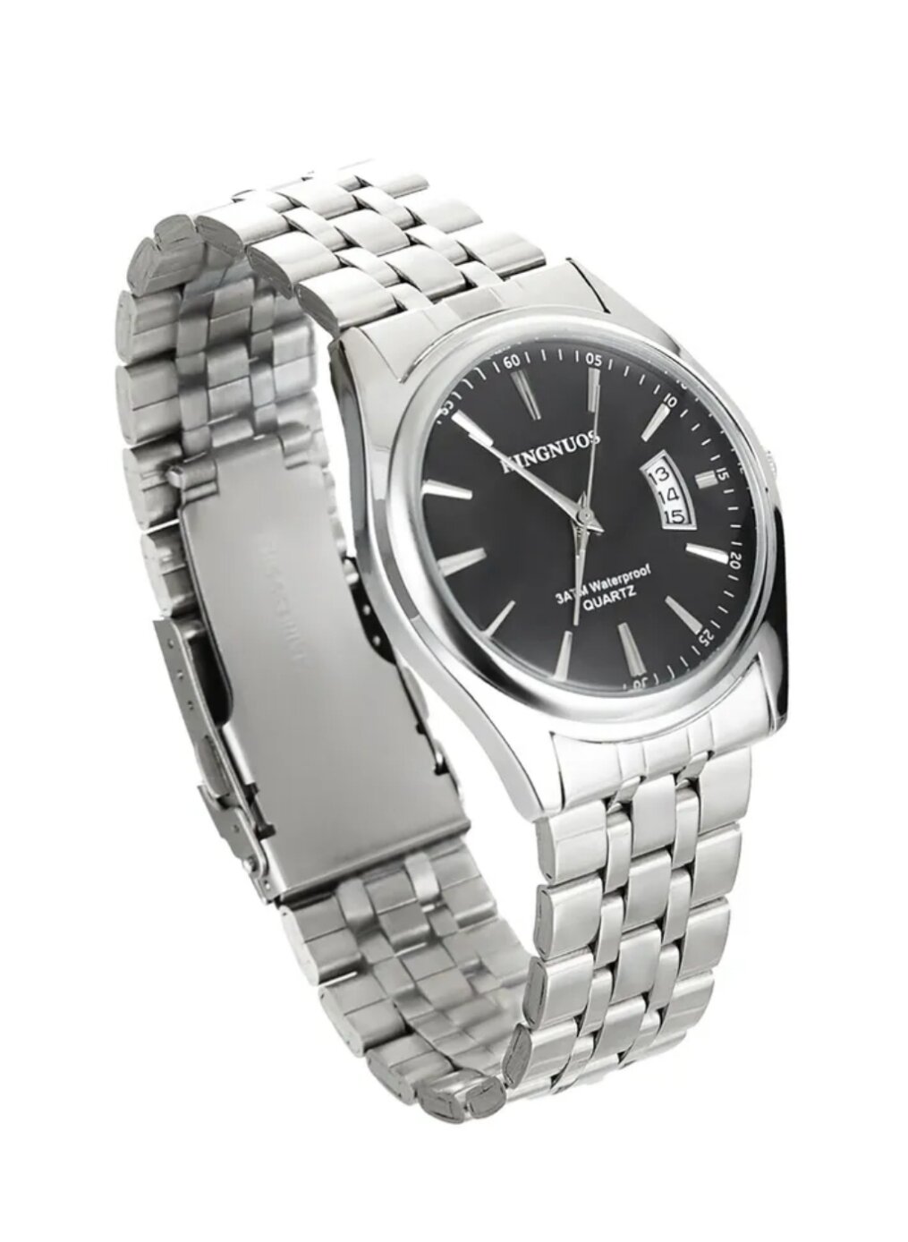 фото Часы наручные женские кварцевые противоударные водонепроницаемые классические.