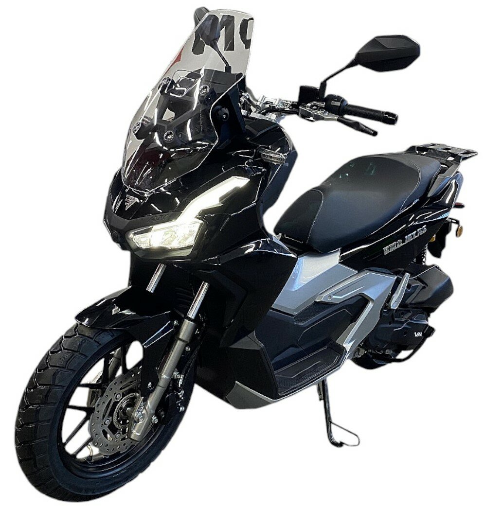 Скутер VMC VENTO JET RS СЕРИЯ S1800 (180 куб. см, инжектор) черный матовый/схож с Honda X-ADV — фото 1