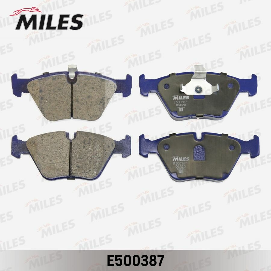 Колодки тормозные дисковые передние, комплект "Ceramic" / BMW E39 520i/523i/535i / Miles E500387