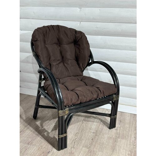 Кресло Бонжур из натурального ротанга венге