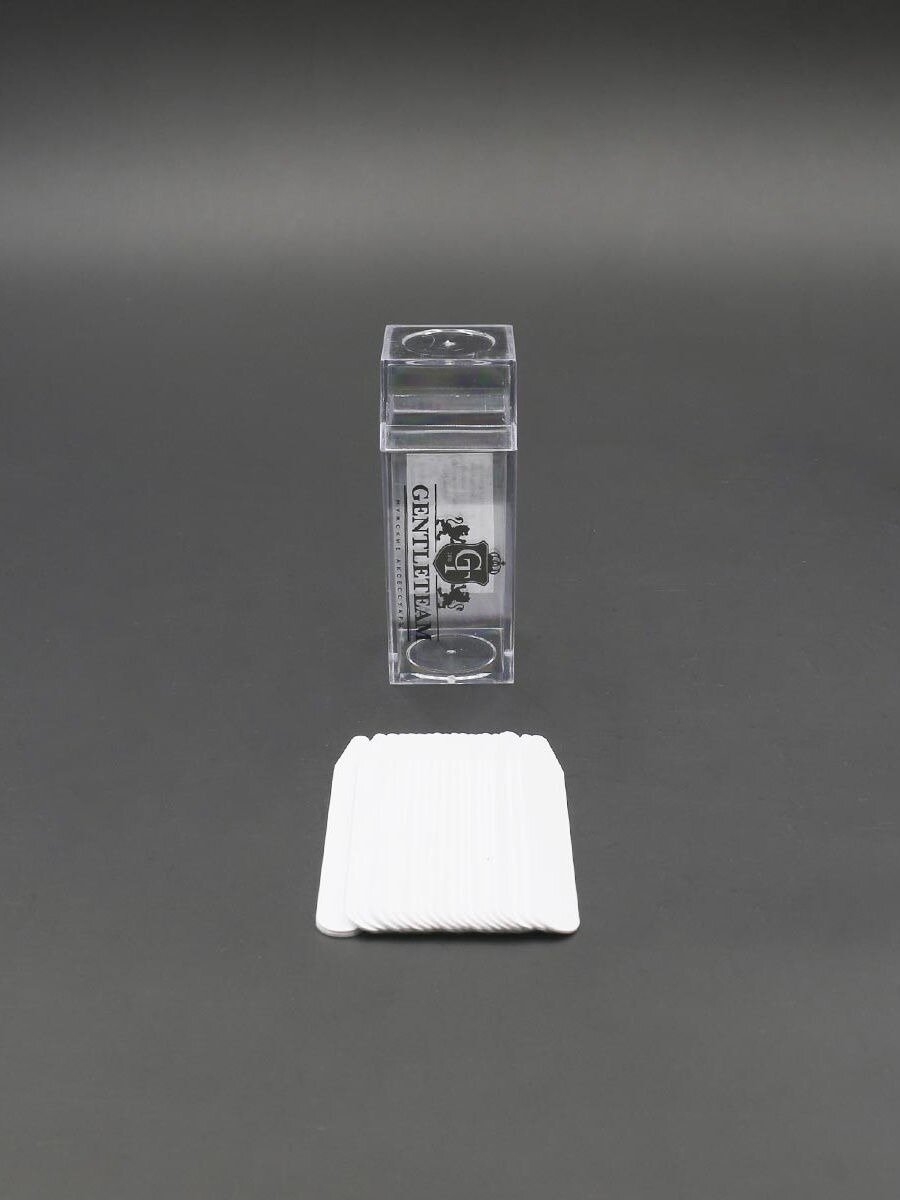 Косточки для воротника рубашки GENTLETEAM, пластик, 10 штук, 7.5 см