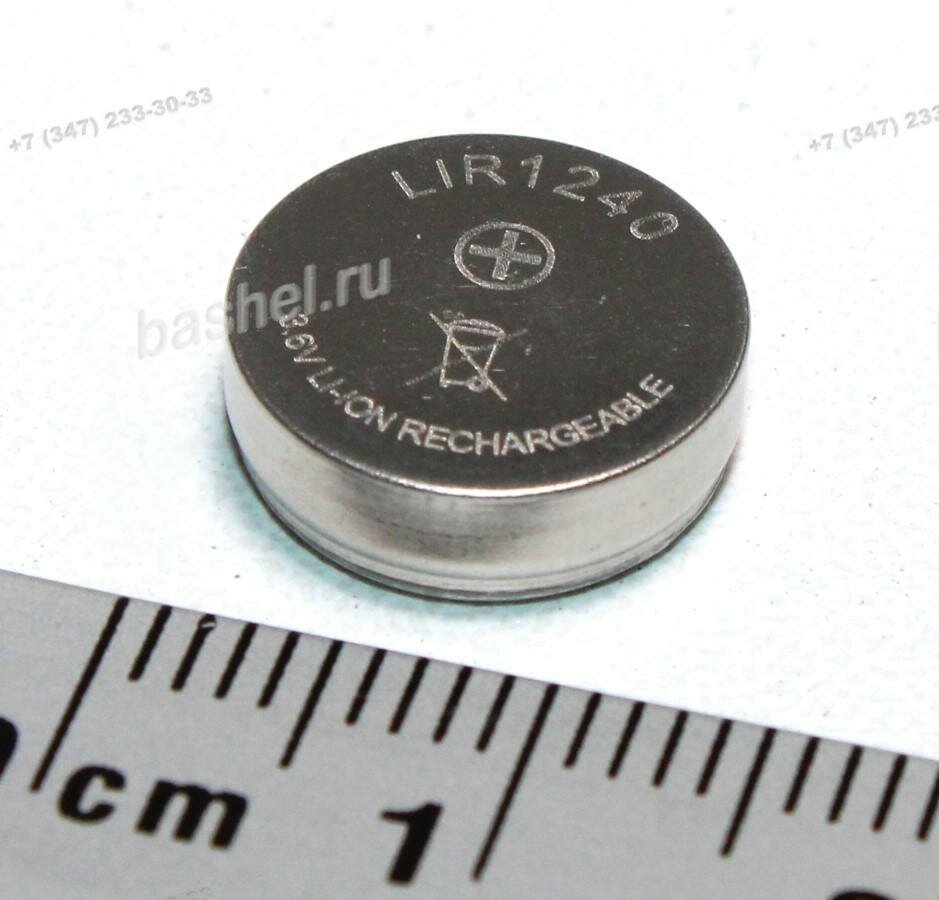 LIR1240 Li-ion 12.0x4.0mm 3,6V 55mAh, Аккумулятор, Malak