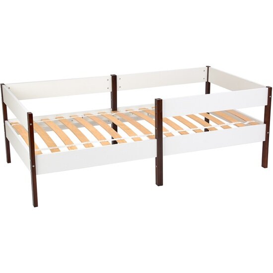 Подростковая кровать Polini kids Simple 3435, белый-дуб крафт