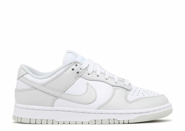 Кроссовки NIKE Dunk Low, размер 7US / 40EUR, серый/белый — фото 1