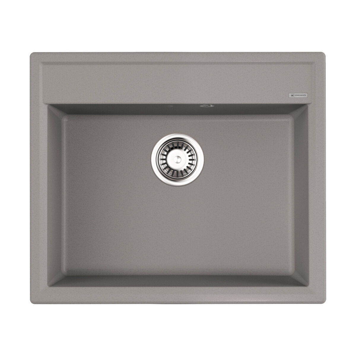 Кухонная мойка OMOIKIRI Daisen 60-GR, искусственный гранит/leningrad grey