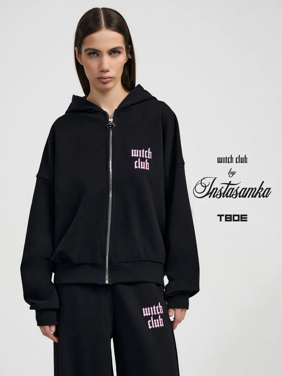 Толстовка оверсайз Witch club by...