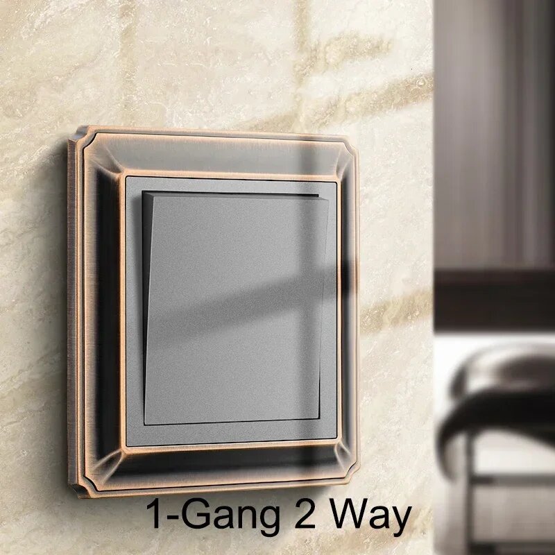 Выключатель 1-Gang 2 Way, красный бронза