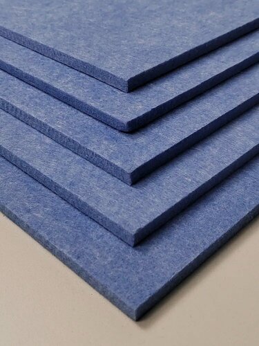 Изображение товара Акустический войлок голубой 5 шт, 1200х600х9мм, декоративная панель для стен, Cosca