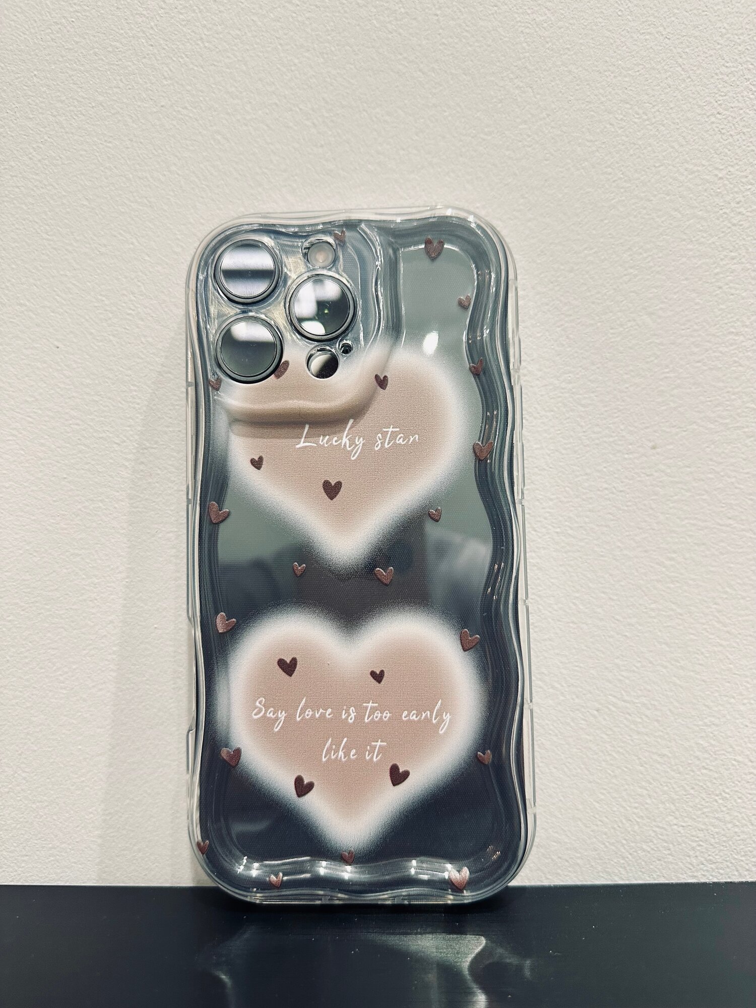 Чехол на Айфон 16 Про Макс (iPhone 16 Pro Max), силикон, полупрозрачный — фото 1