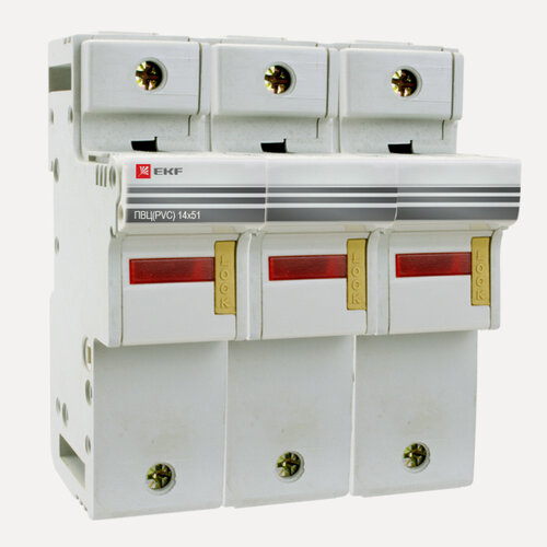 Изображение товара Предохранитель-разъединитель для ПВЦ 14x51 3P (с индикацией) EKF - 1 шт