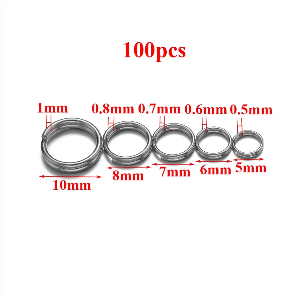 Открытые кольцевые соединители Oklayn из нержавеющей стали золотого цвета 5/6/7/8/10 мм 5mm Steel