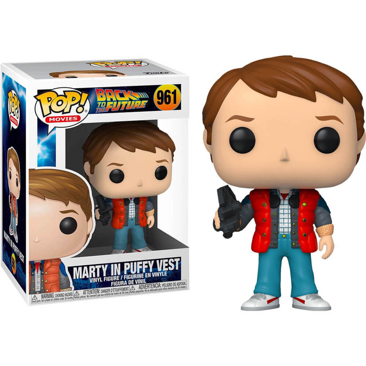 Фигурка Funko POP! Марти в пуховом жилете и с видеокамерой (Marty in Puffy Vest) #961
