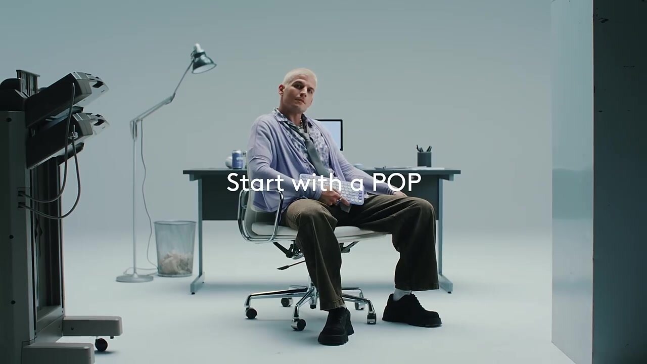 Беспроводная клавиатура Logitech POP Keys MIST, английская/русская (ISO), серый/бежевый — фото 1