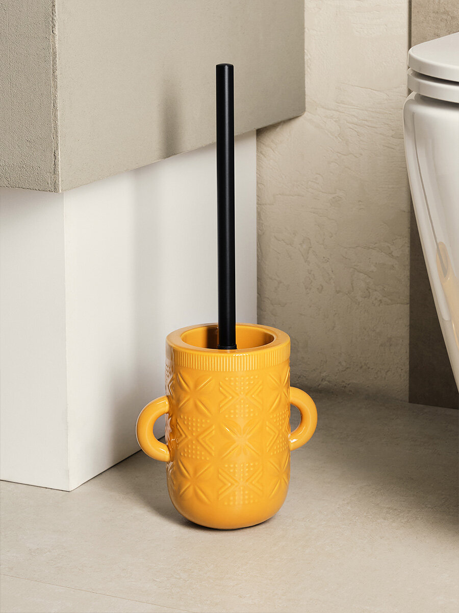 Ершик Bantu 17х11х43 см цвет оранжевый