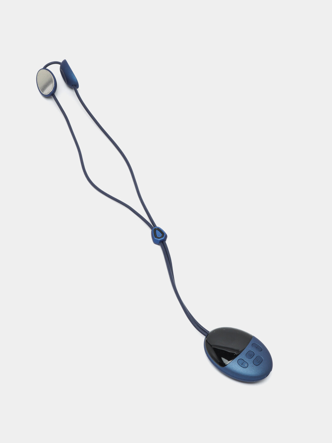 Электро-массажер для шеи, металлический миостимулятор с микротоком — фото 1