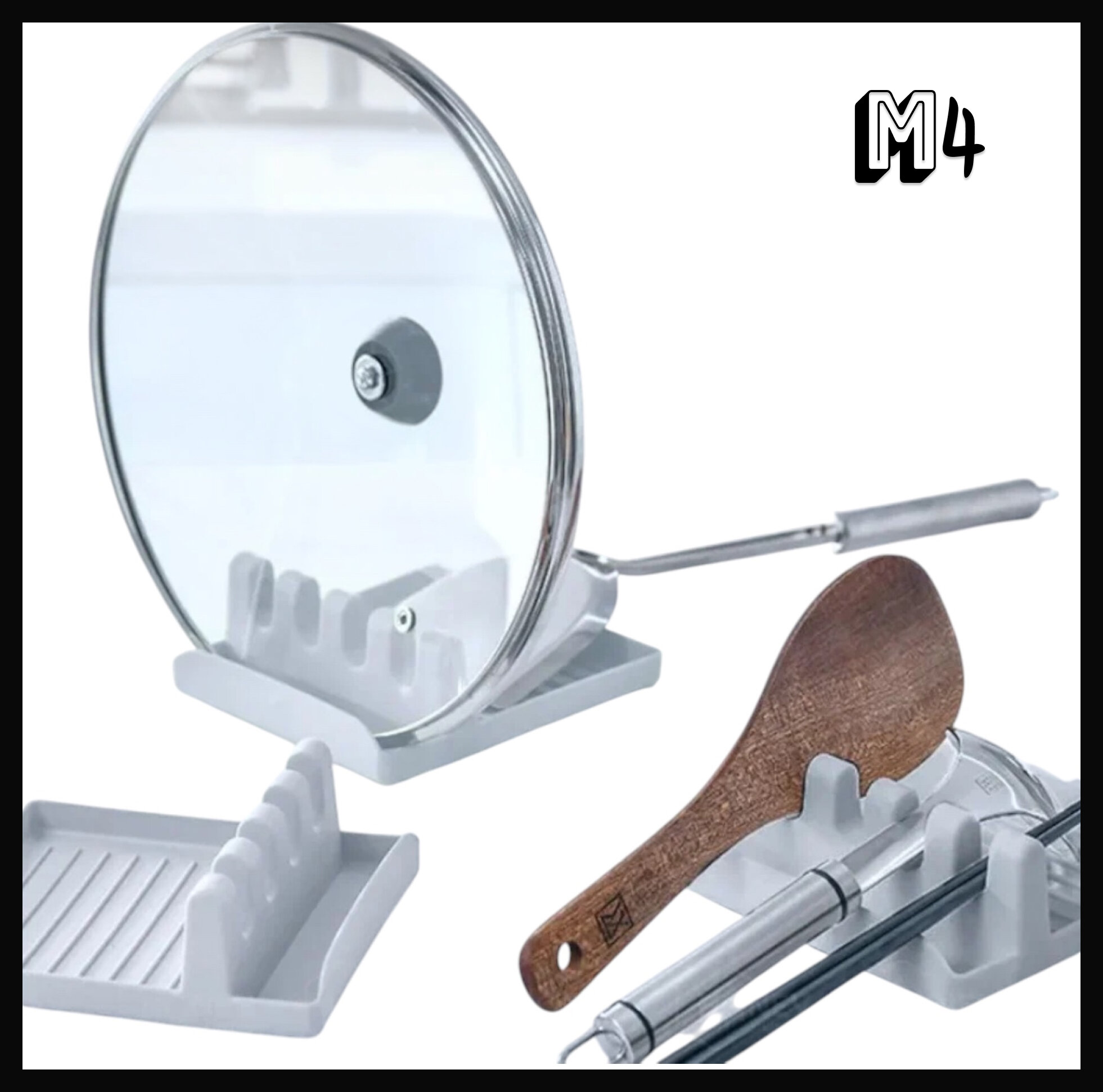 Кухонная подставка для крышек (для ложек) / Держатели для кухни / Подставка под ложку