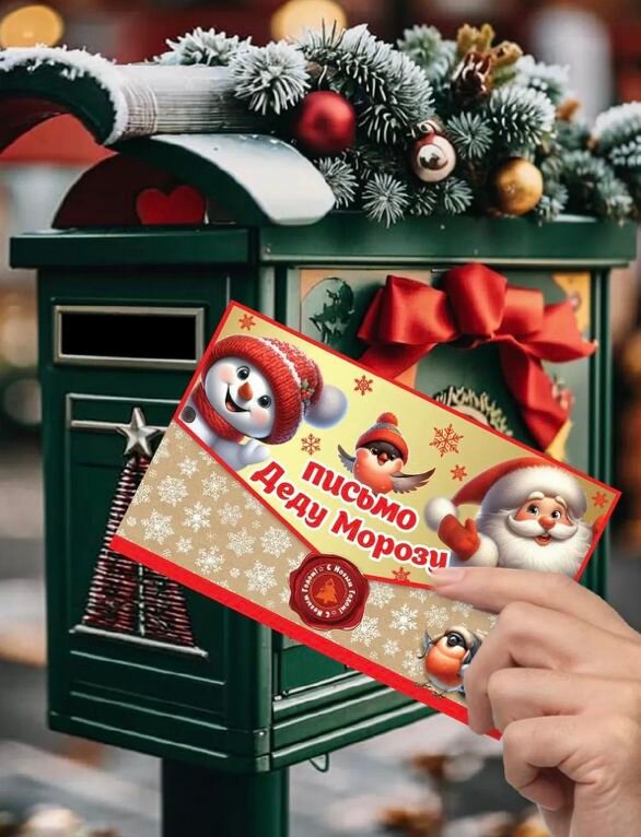Письмо Деду Морозу новогоднее письмо для деда мороза 191*298 см