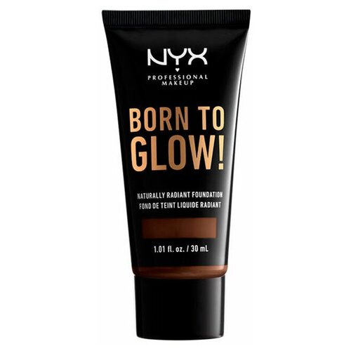 NYX professional makeup Тональный крем Born to glow!, 30 мл, оттенок: chestnut