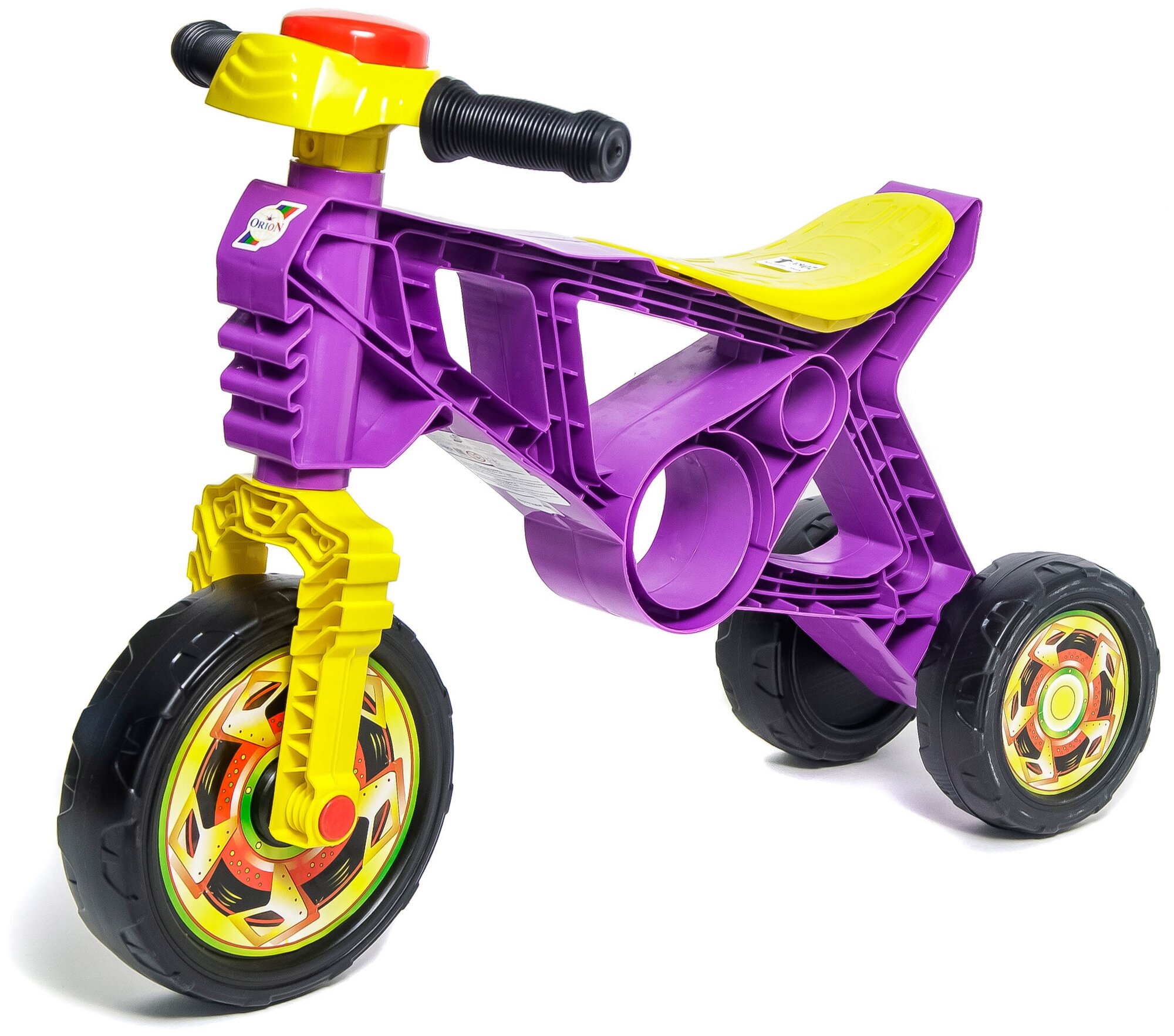 Игрушка Каталка-мотоцикл 3кол., фиолетовый 171_Ф