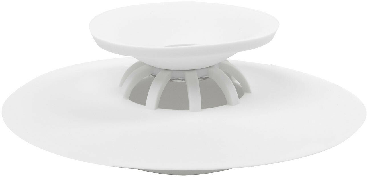 Фильтр для раковины "Летающая тарелка", цвет белый