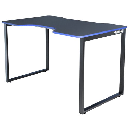 фото Игровой стол gravitonus smarty one, шхг: 120х75 см, цвет: черный каркас/черно-синий
