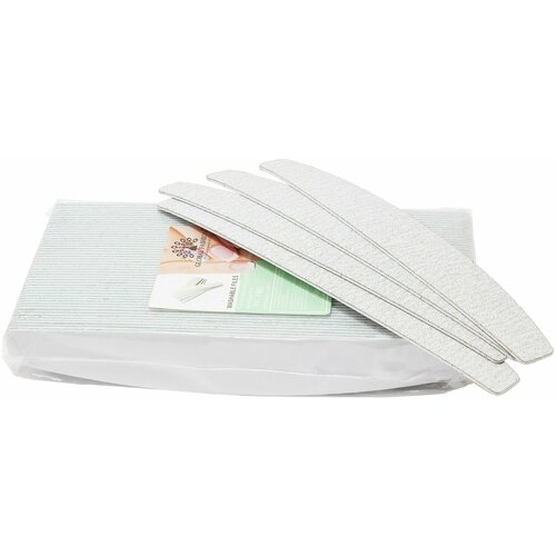 Global Fashion Сменные файлы для пилки пилочка для маникюра и педикюра полумесяц 180 грит 50 шт 819₽