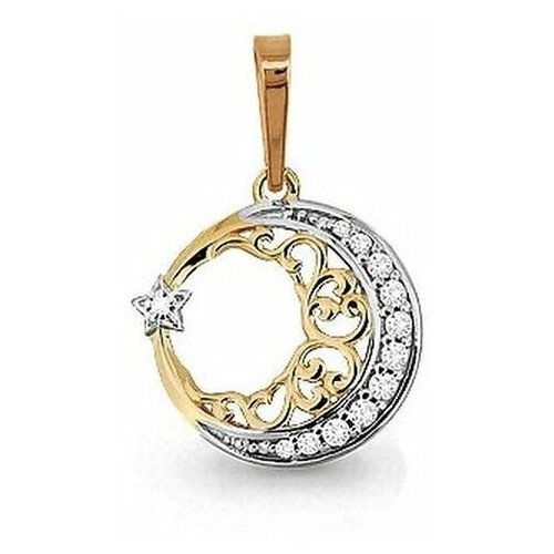 фото Подвеска msjewellery, красное золото, 375 проба, фианит