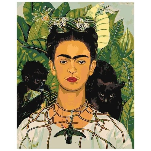 Картина по номерам Фрида Кало. Автопортрет, 40x50 см