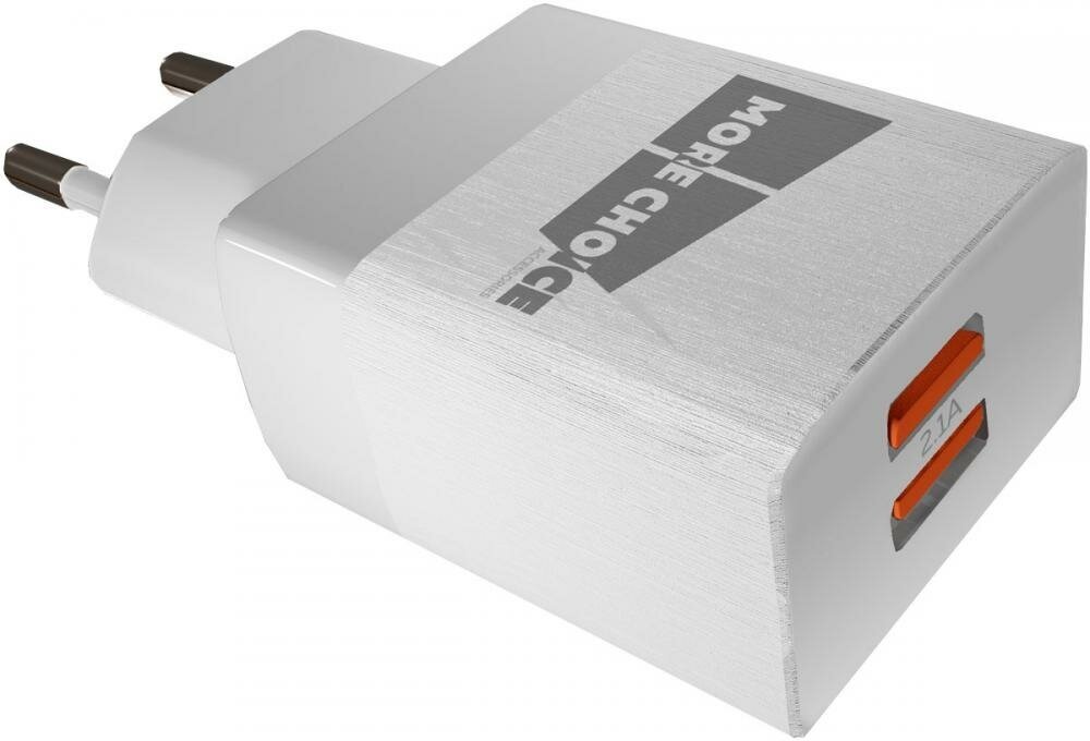 Зарядное устройство сетевое More Choice 2*USB 2.1A для micro USB Black - фото №6